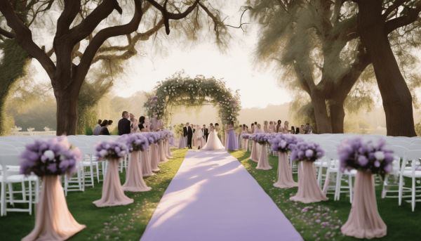 Elevate your wedding with stunning lilac bridesmaids dresses